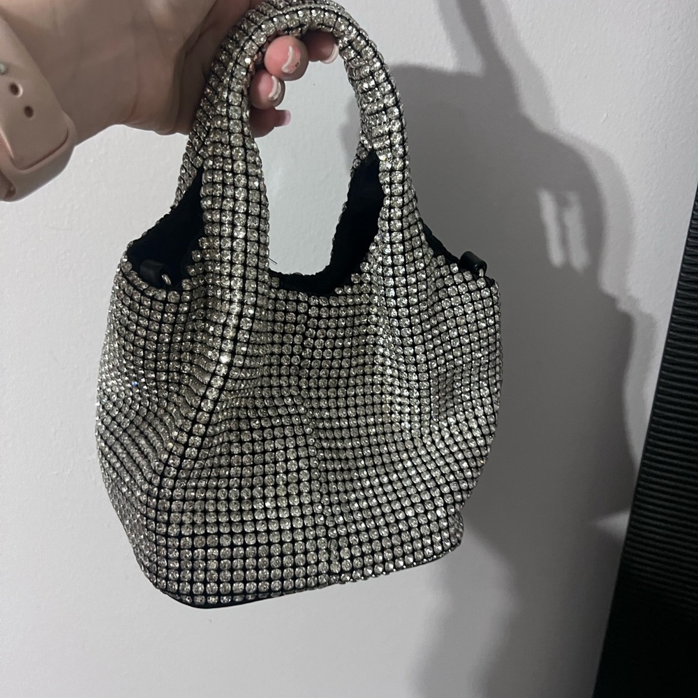 Aqua evening purse